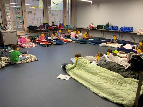 Lesenacht der Klassen 2b und 2c